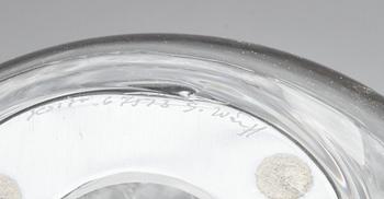 LJUSLYKTA, glas, Göran Wärff, Kosta, 1900-talets andra hälft.