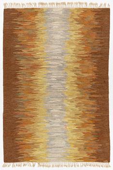 Matta, rölakan, signerad IB, 235x167 cm. 1900-tal.