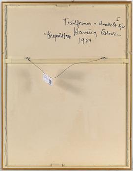 LEOPOLD FARE, akryl på duk. Signerad och daterad 1989.