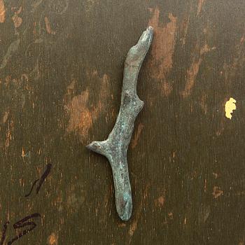 Lennart Aschenbrenner, a signed and numbered bronze and serigraph on wood.