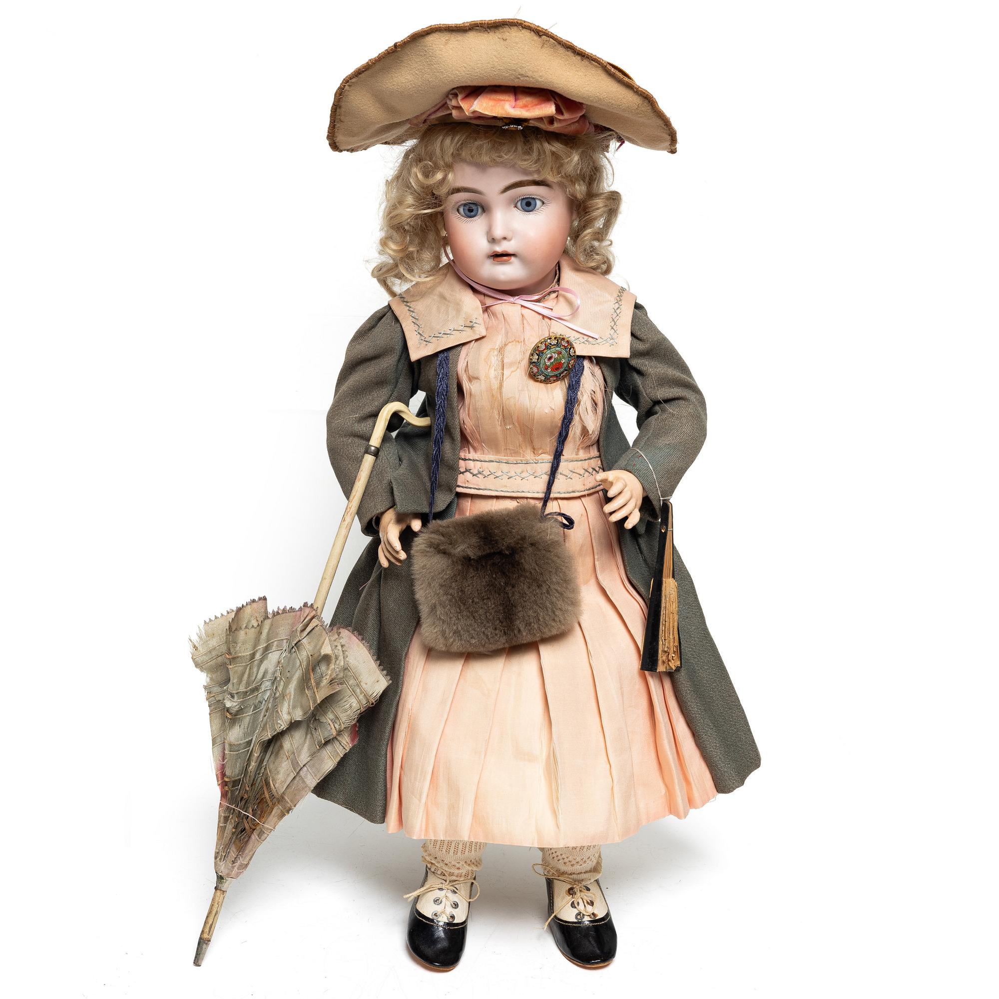 Bisque doll, Kämmer & Reinhardt, Germany, circa 1900, marked 192.
