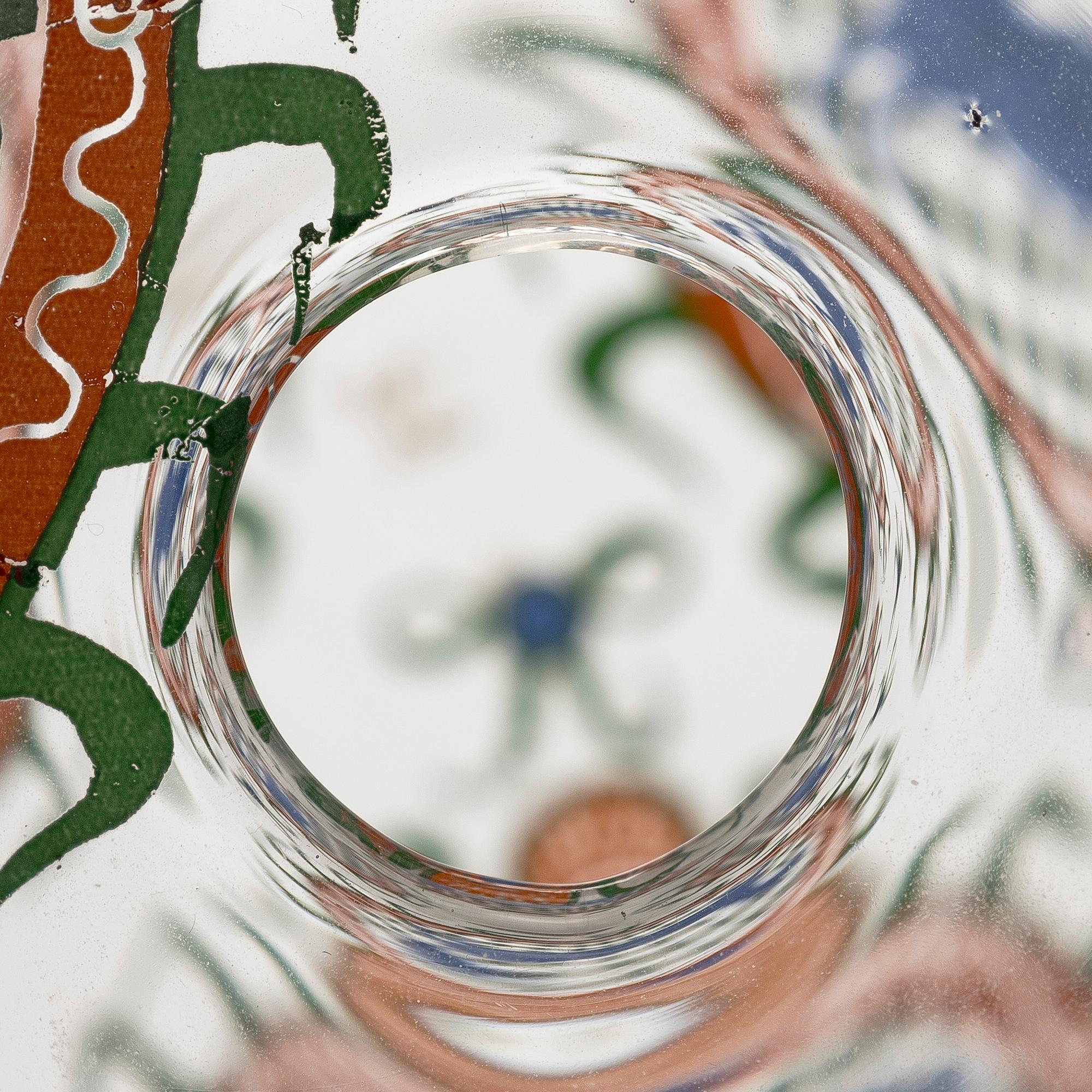 Oiva Toikka, skulptur /dekorationsägg,  signerad Oiva Toikka Nuutajärvi Notsjö.