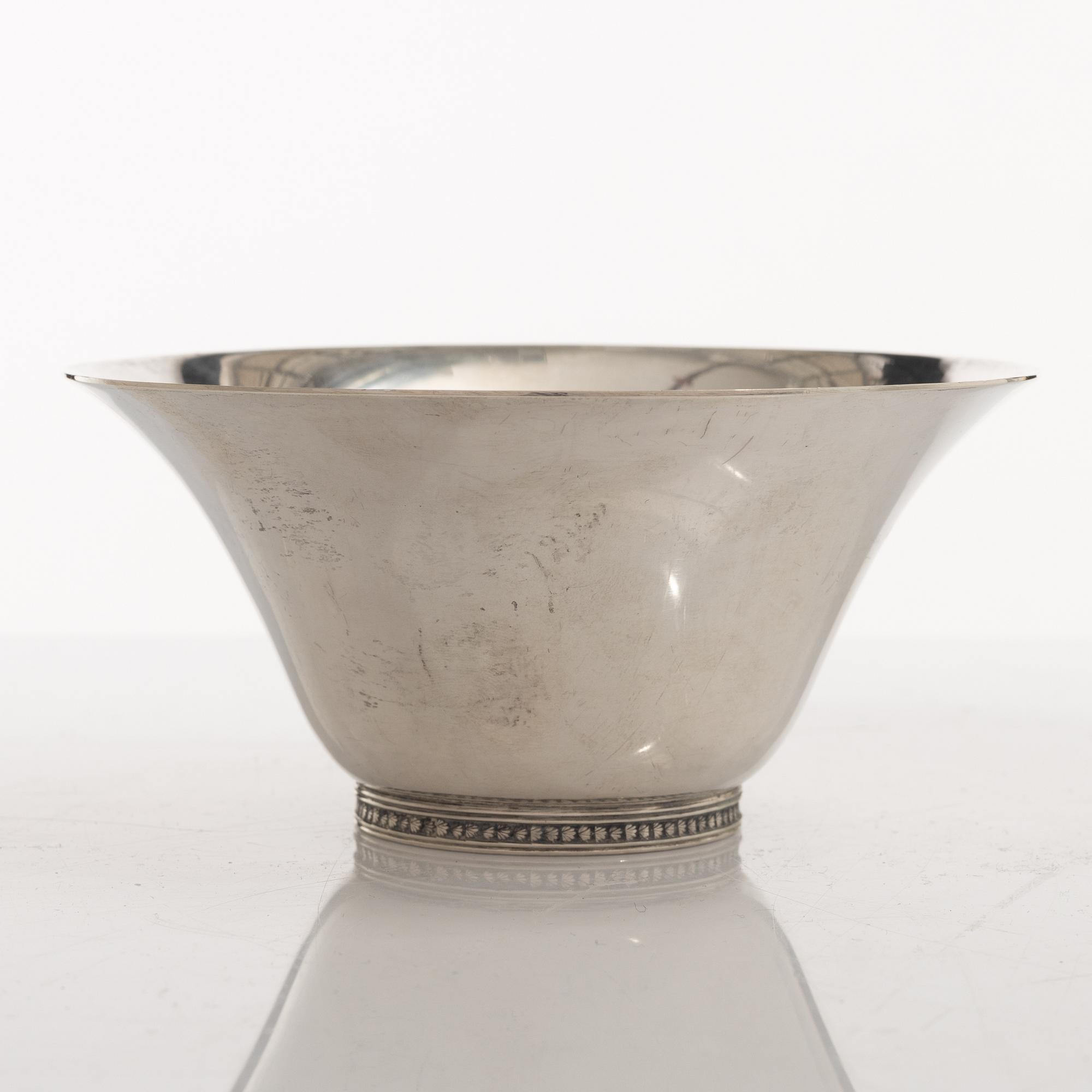 Wiwen Nilsson, skål, sterlingsilver, Anders Nilsson, Lund 1960.