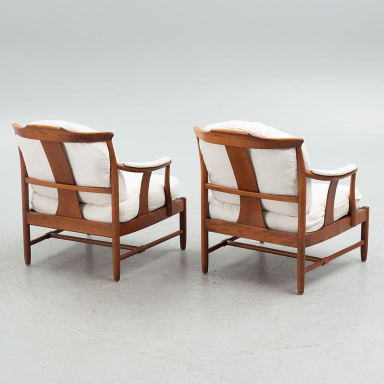 Armchairs, a pair, second half of the 20th Century.