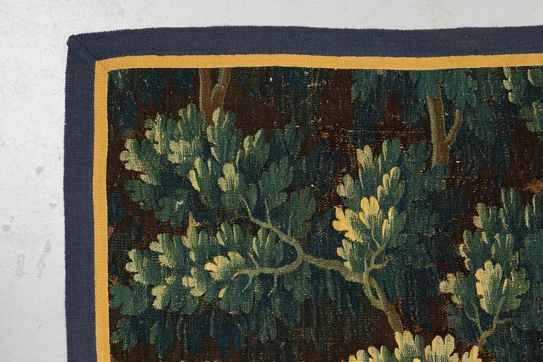 A tapestry, "Verdure", tapestry weave, ca 218  x 327 cm cm, Flanders, the first half of the 18th century.