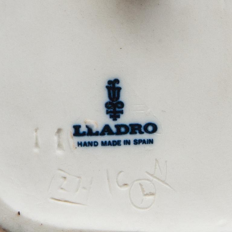 Figure Lladro Spain late 20th century porcelain.