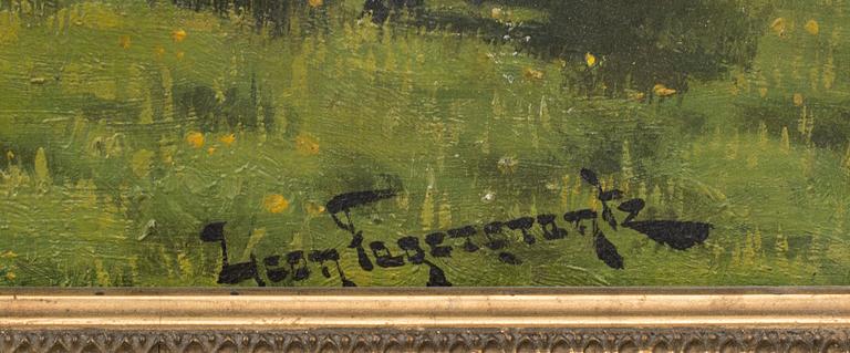 LEONARD FAGERCRANTZ, olja på duk, signerad.