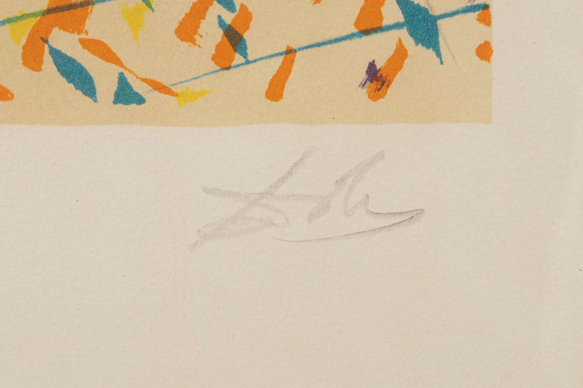 Salvador Dalí, 'Amplesso Allocinogeno (Hallucinogenic Emrace)', from 'Les Vitraux' (24 Temi dal Surrealissimo).