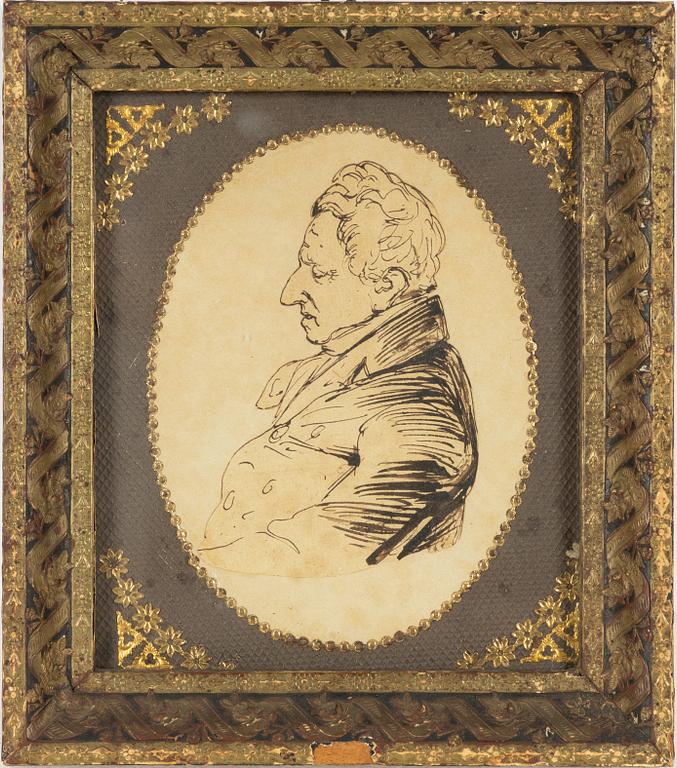 Josef Wilhelm Wallander, tillskriven, "Gustaf Trolle-Bonde," (Den blinde Execellensen) (17773-1855).