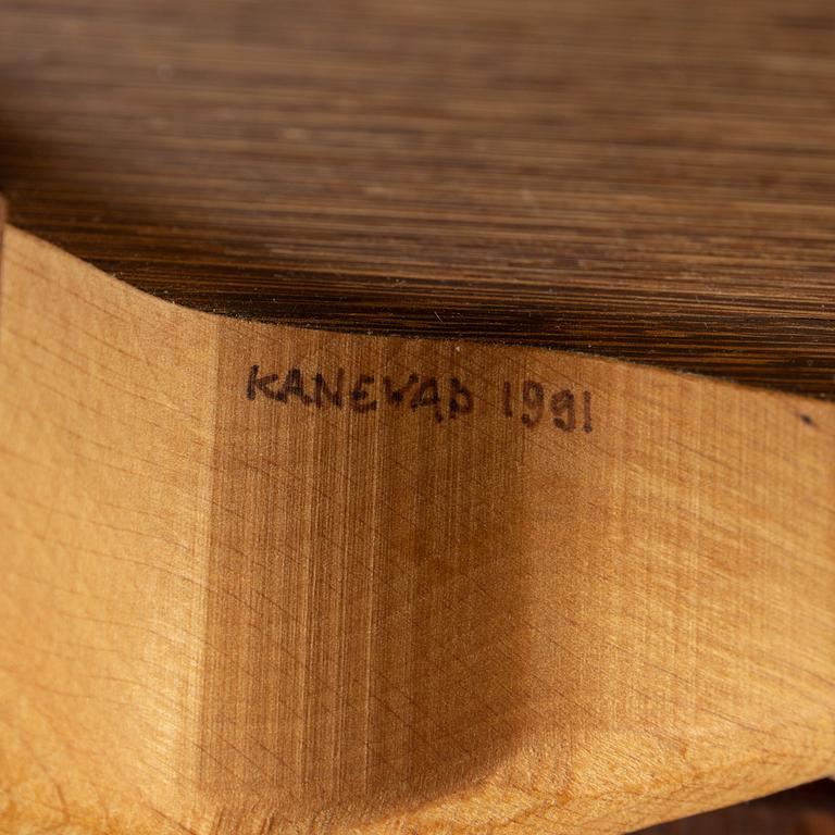 Gunnar Kanevad, a carved wooden relief, signed and dated 1991.