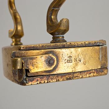 PARTI MÄSSING, 8 delar, Skultuna Bruk, 1800/1900-tal.