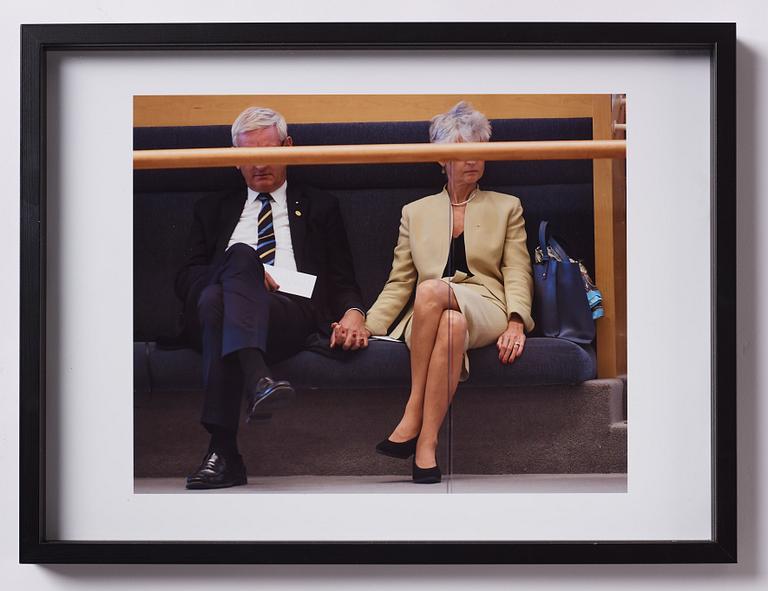 Urban Andersson, Carl Bildt and Anna Maria Corazza Bildt at the opening of the Parliament, September 2018.