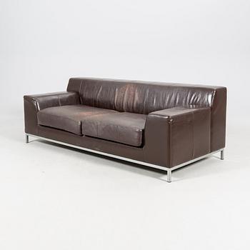 A danish 21st century leather sofa.