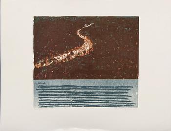 Ola Billgren, color lithograph, signed -81 trail print.