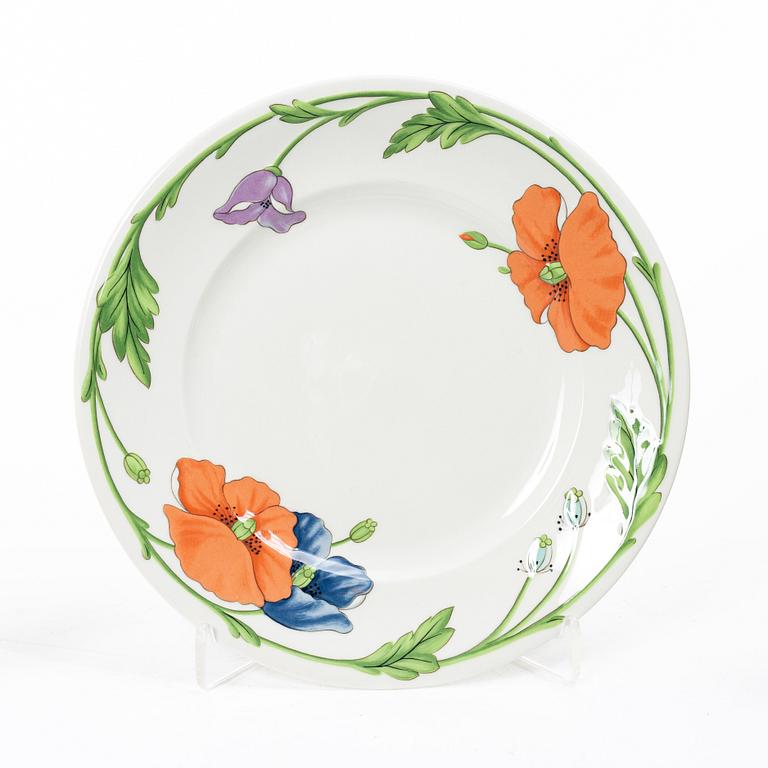 Villeroy & Boch, matservis, 69 delar, "Amapola", Tyskland.