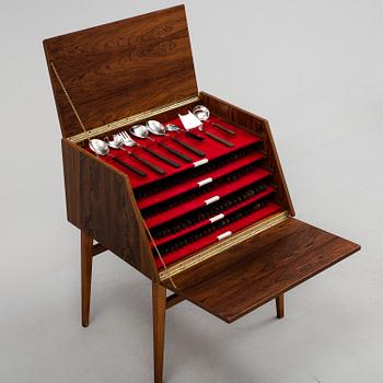 BERTEL GARDBERG, bestickuppsättning 159 dlr "Lion de Luxe", Hackman, Finland, efter 1958, schatull från Stig-Bolaget.