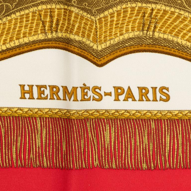 Hermès, scarf, "Poste et Cavalerie".