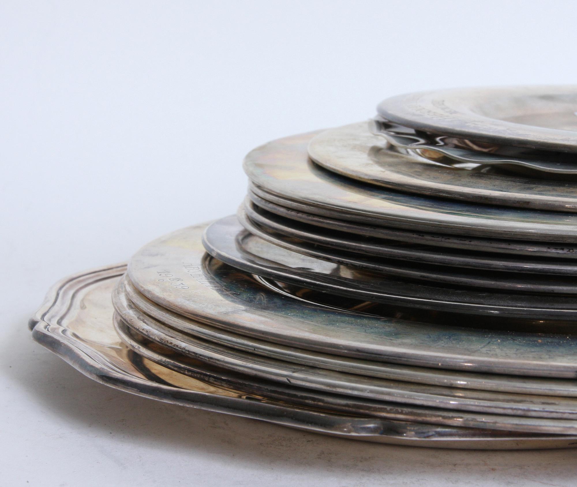 FAT, 14 st, silver, 2170 gram.