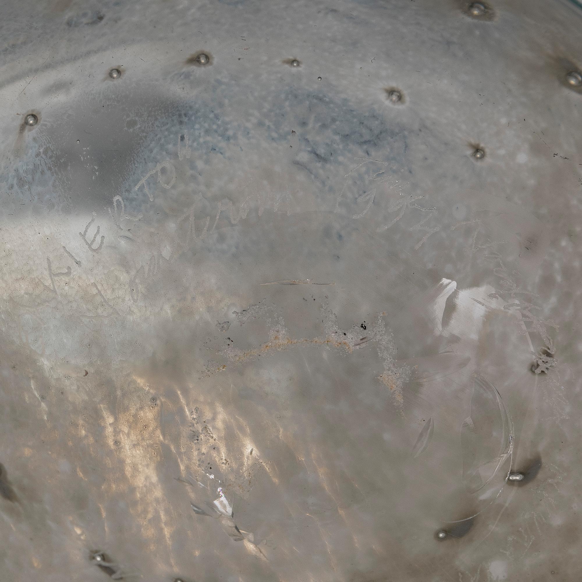 Tiina Nordström, an art glass signed Tiina Nordström, Nuutajärvi 1994.