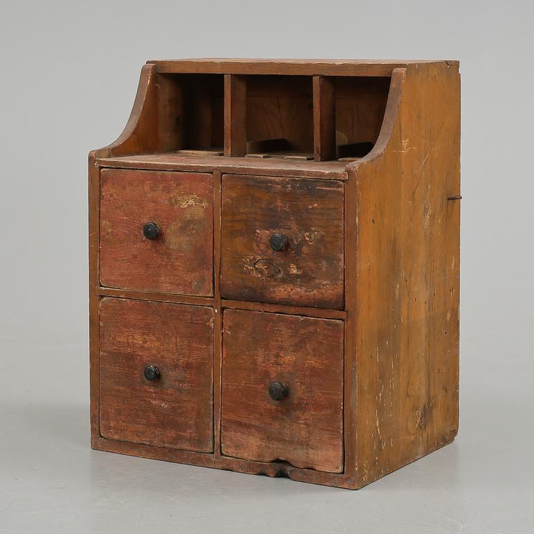 SKÅP/VÄGGSKÅP, allmoge, 1800-tal.