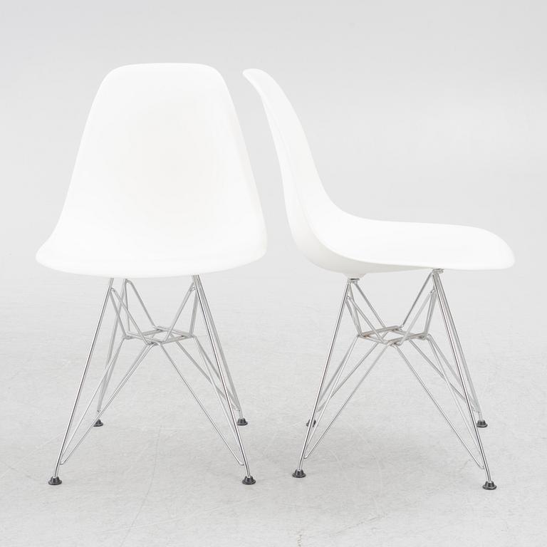 Charles & Ray Eames, stolar, 6 st, "Plastic chair DSR", Vitra, 2010-14.