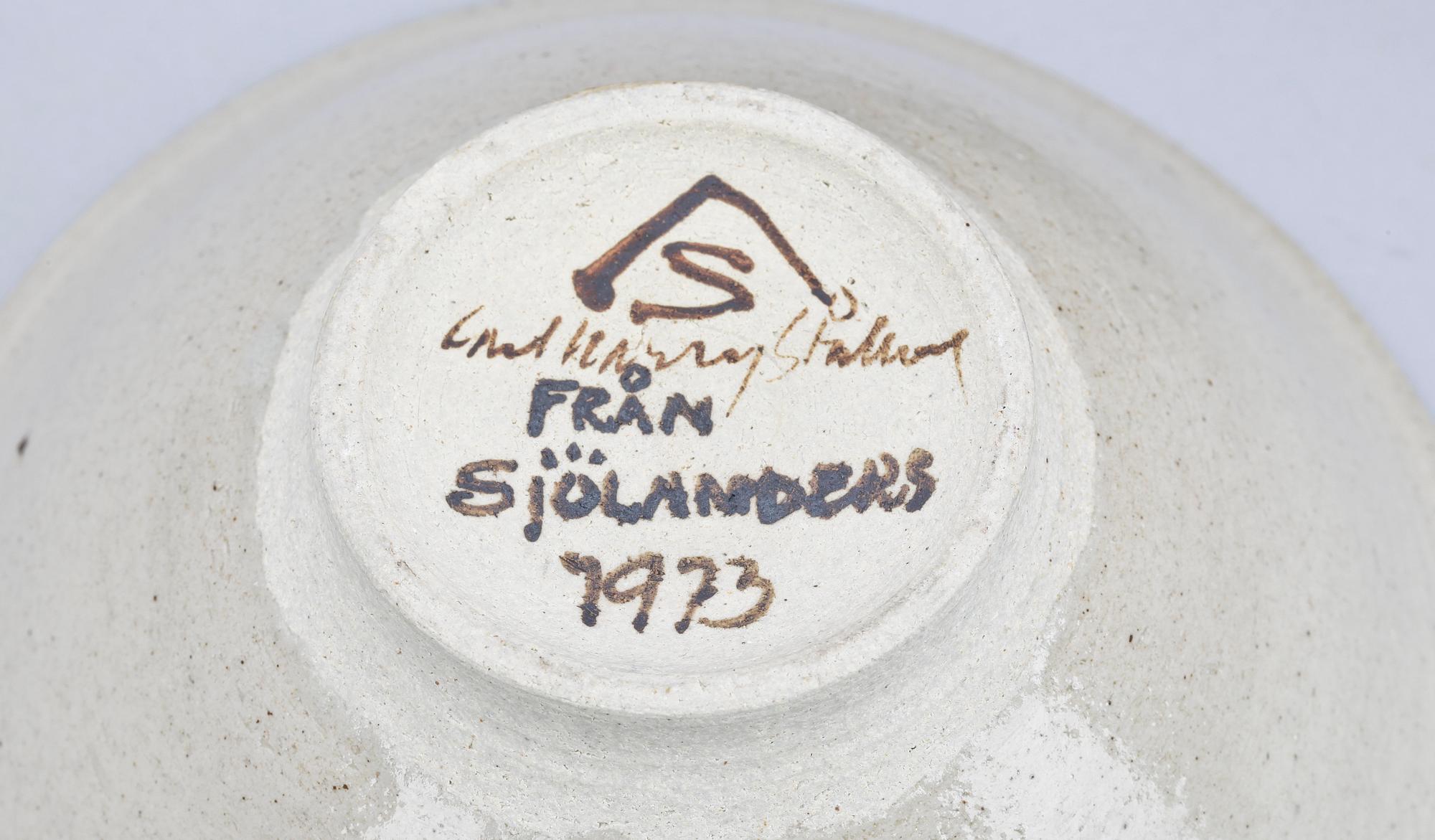 PARTI LERGODS, 5 delar, Bl.a. Carl-Harry Stålhane, Rörstrand.