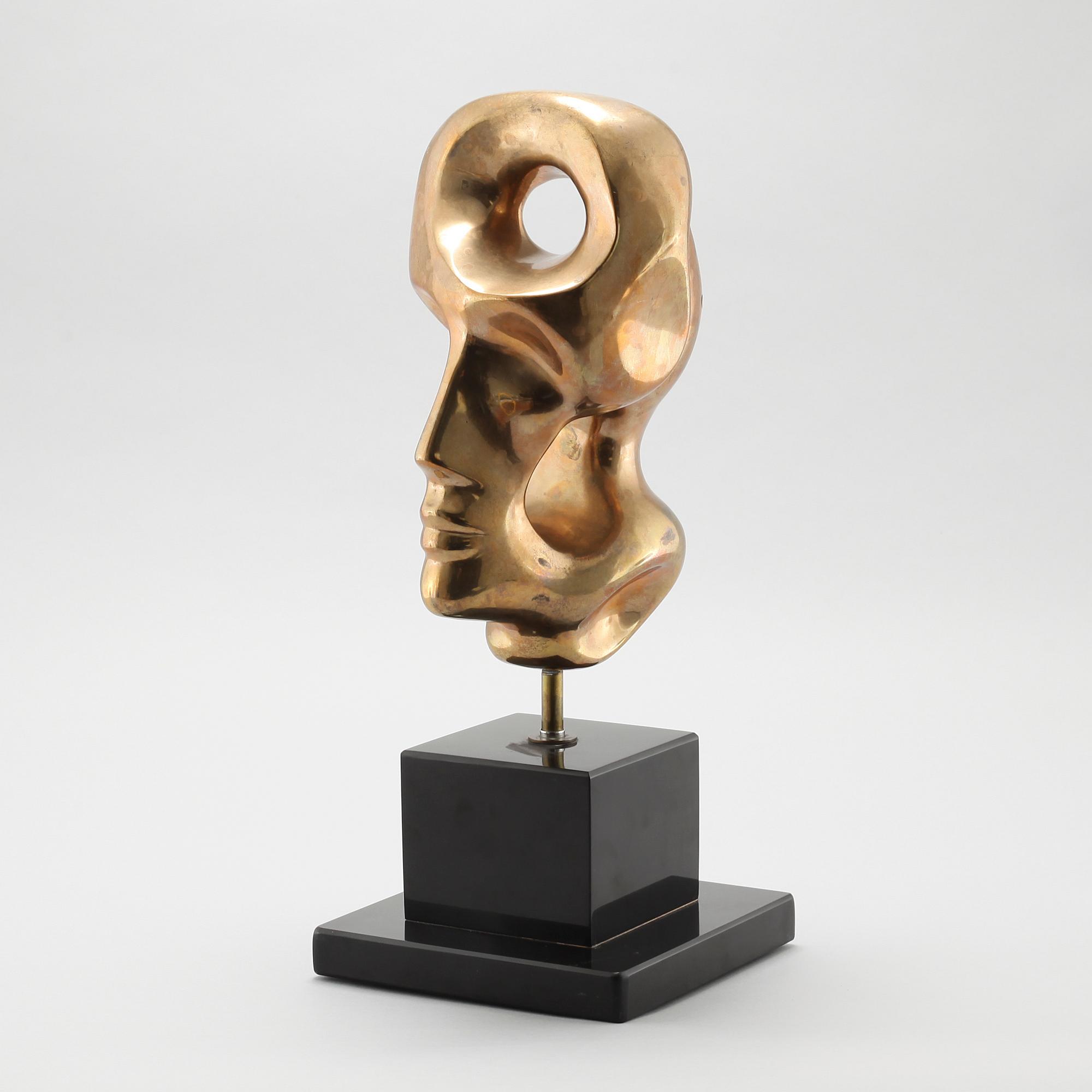 sculpture, bronze, signed.