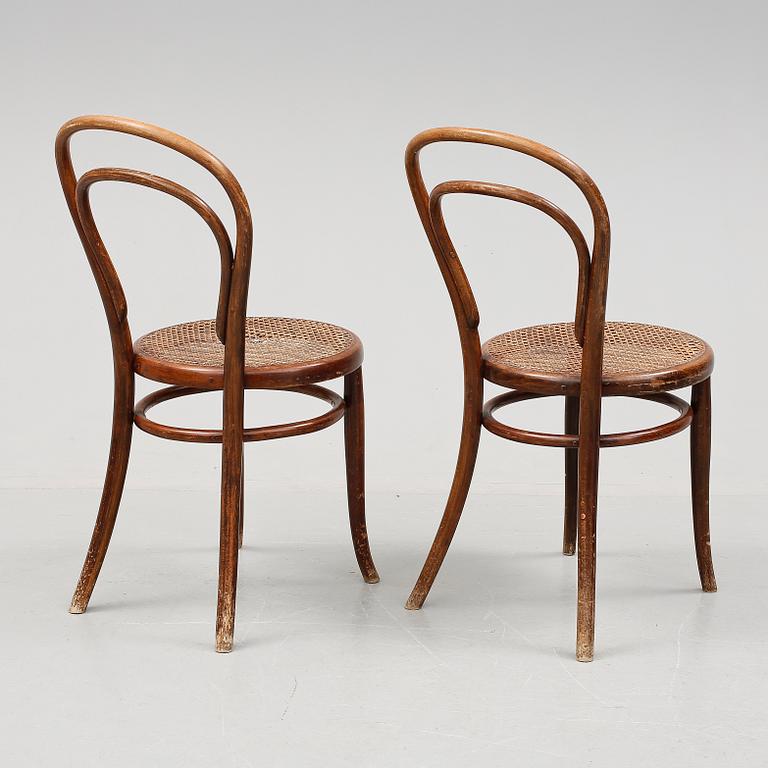 STOLAR, ett par, Thonet, Wien, omkring 1900.