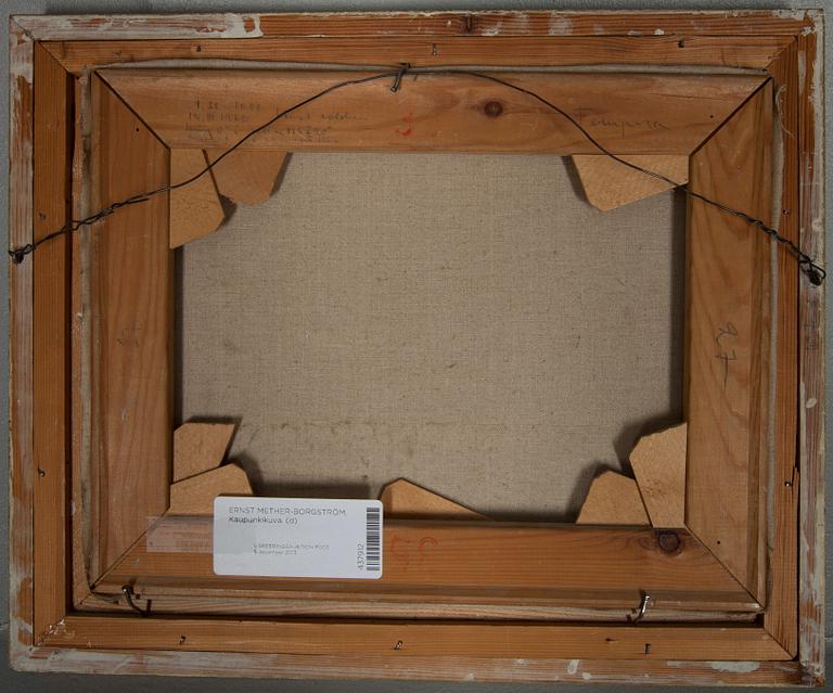 ERNST METHER-BORGSTRÖM, tempera på duk, signerad och daterad -60.