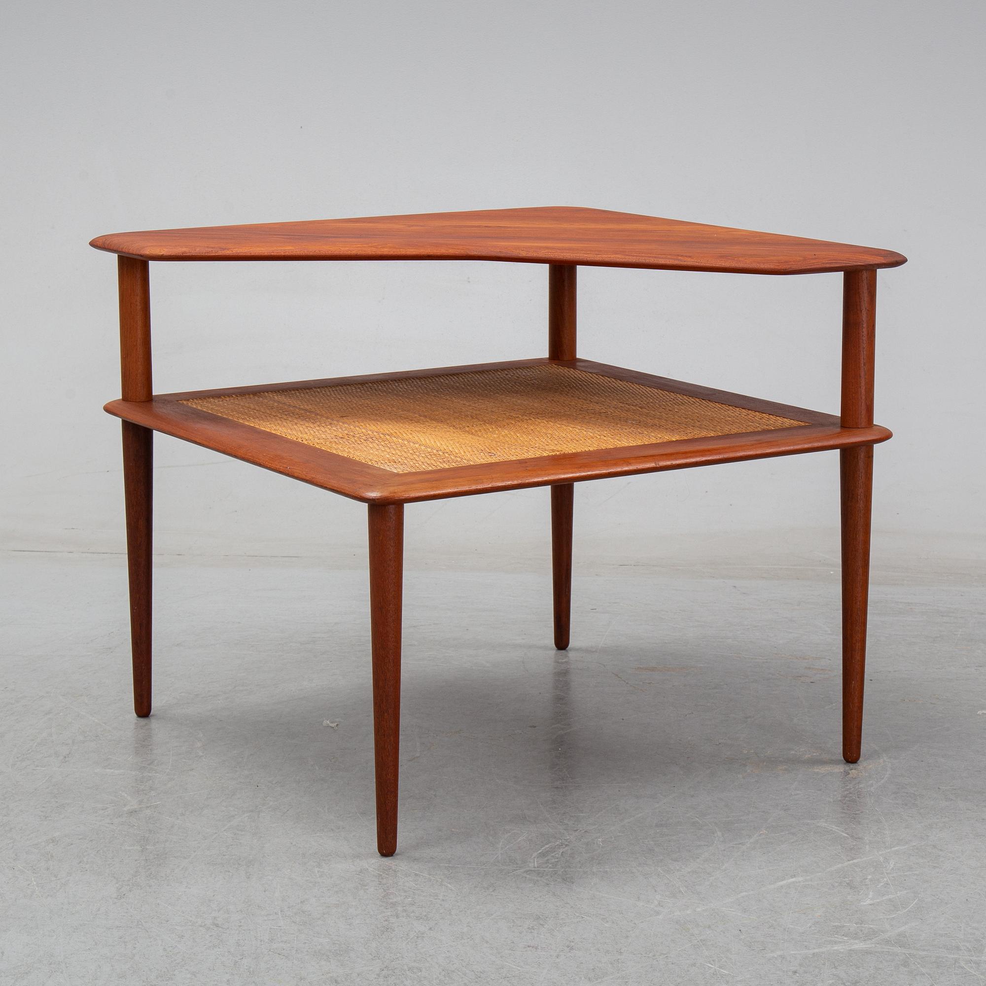 Peter Hvidt & Orla Molgaard Nielsen, a 'Minerva' teak table, France & Son.