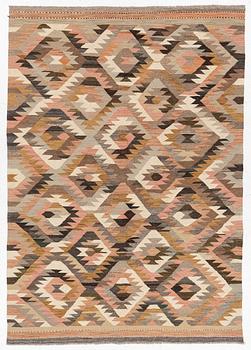 A Kelim rug, c. 250 x 165 cm.