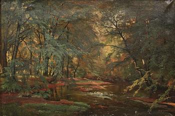 CARL FREDRIK AAGAARD, olja på duk, sign.