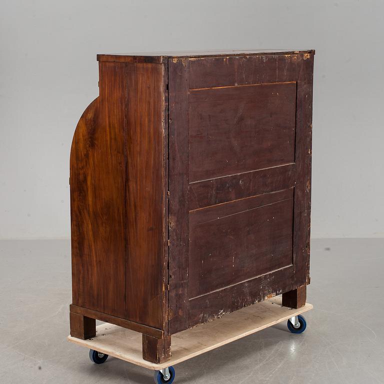 RULLKLAFFSEKRETÄR, senempire, 1800-talets mitt.