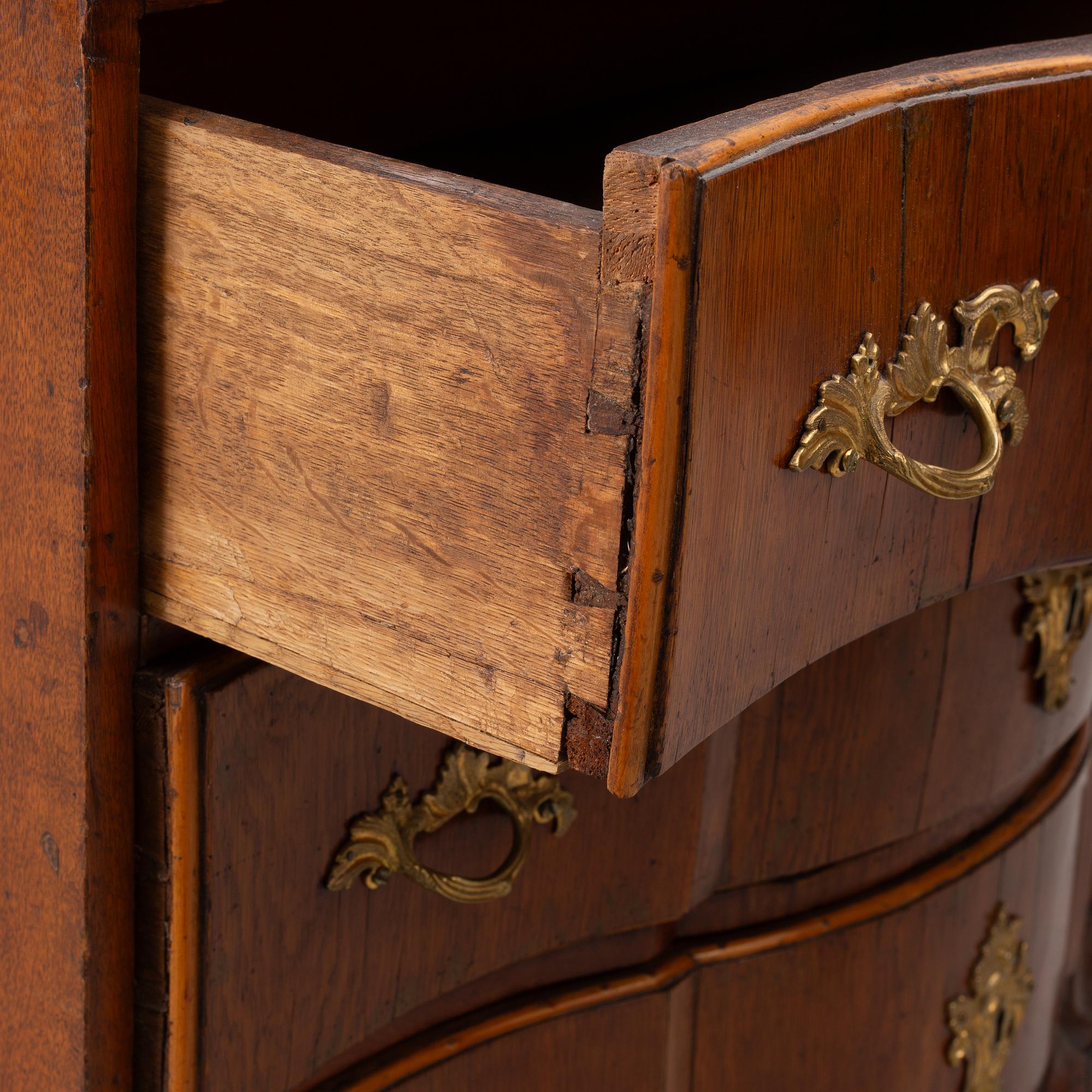 Bureau, late Baroque 18th century.