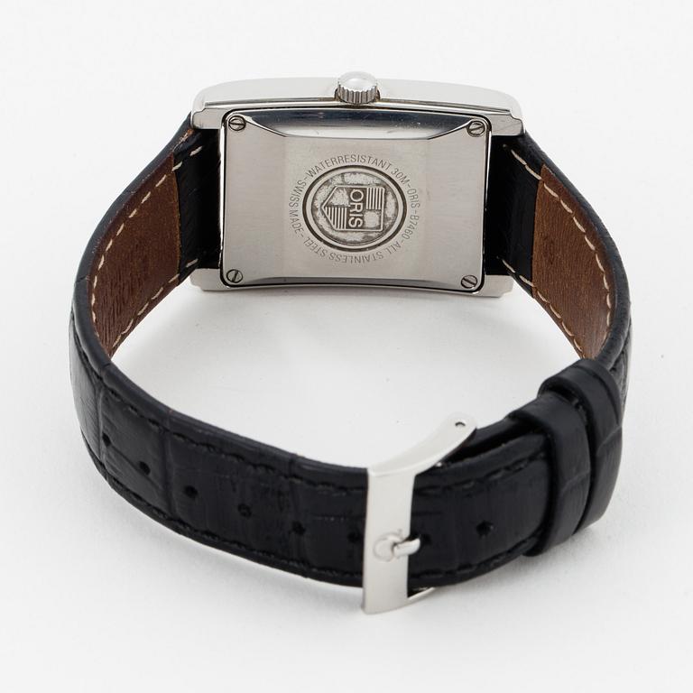 ORIS, Rectangular Pointer, wristwatch, 26 x 38 mm.