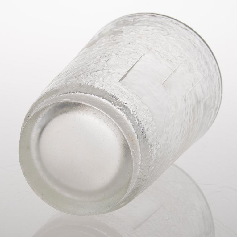 FRANS RANTANEN, maljakko lasia, signeerattu F. Rantanen -38 Karhula.