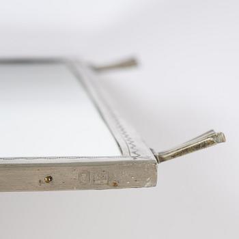 Nils Fougstedt, a Swedish Grace pewter mirror, Herman Bergman konstgjuteri, Stockholm, 1932.