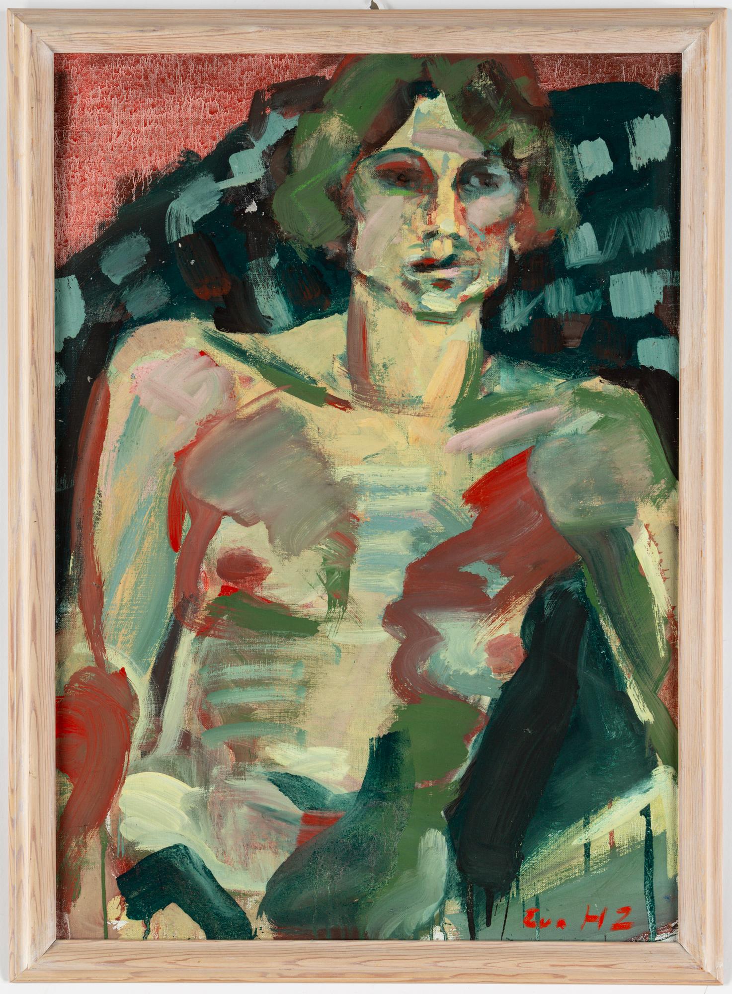 EVA ZETTERVALL, oil on canvas, signed Eva HZ.