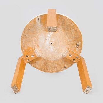 Alvar Aalto, A 1940s '60' stool for  O.Y. Huonekalu- ja Rakennustyötehdas A.B. Finland.