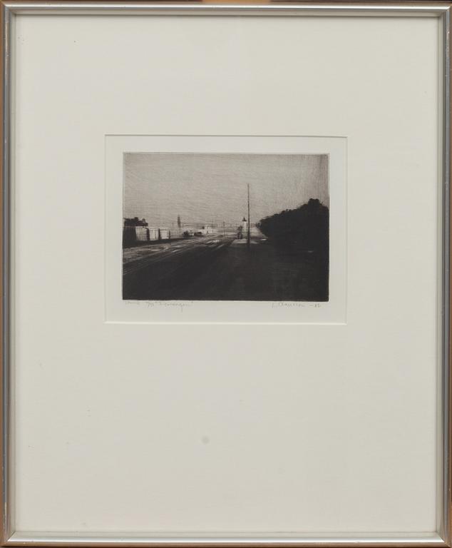 LEIF OLAUSSON , torrnål. Signerad och numrerad 41/50.