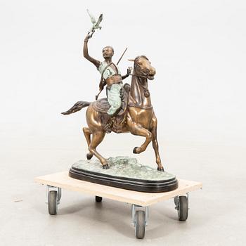 Decorative Sculpture 20th Century Falconer.