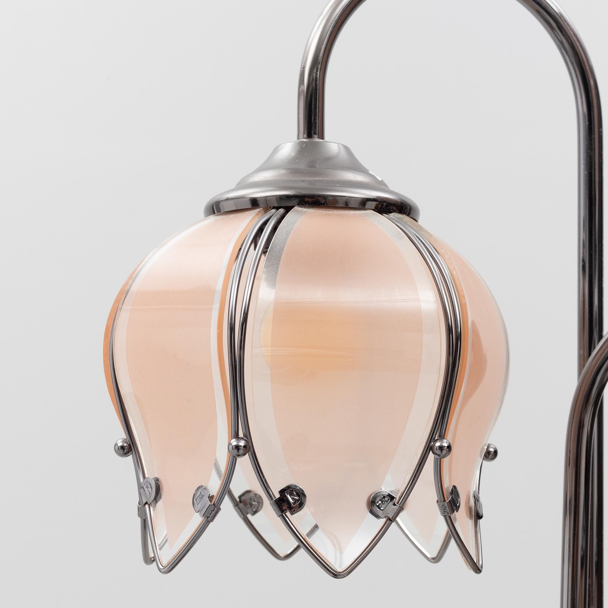 Golvlampa, 5-ljuspunkter, Cottex, 1980-tal.