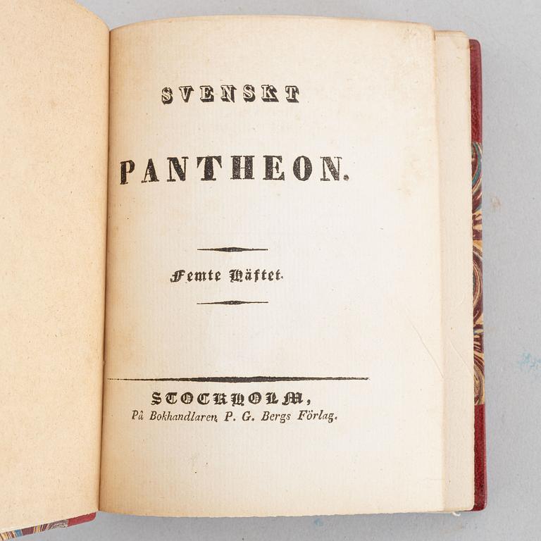 An attractively bound set, with 80 portrait plates, 5 vols.