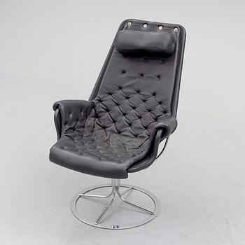 BRUNO MATHSSON "JETSON" CHAIR WITH STOOL by Bruno Mathsson, DUX.