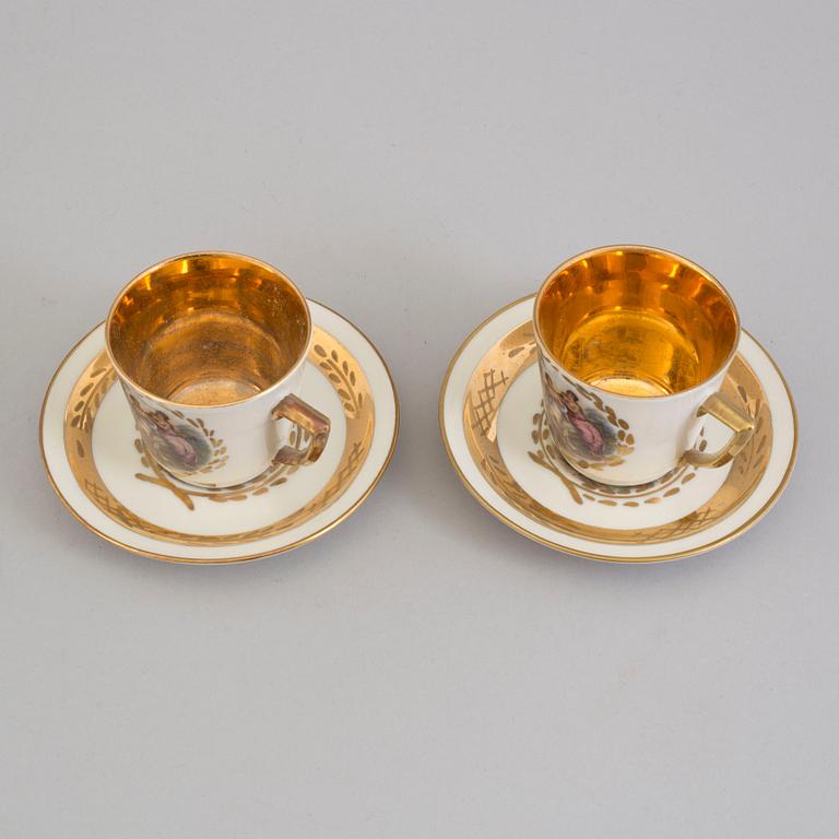 A Royal Copenhagen part service, 20th century (6 pieces).