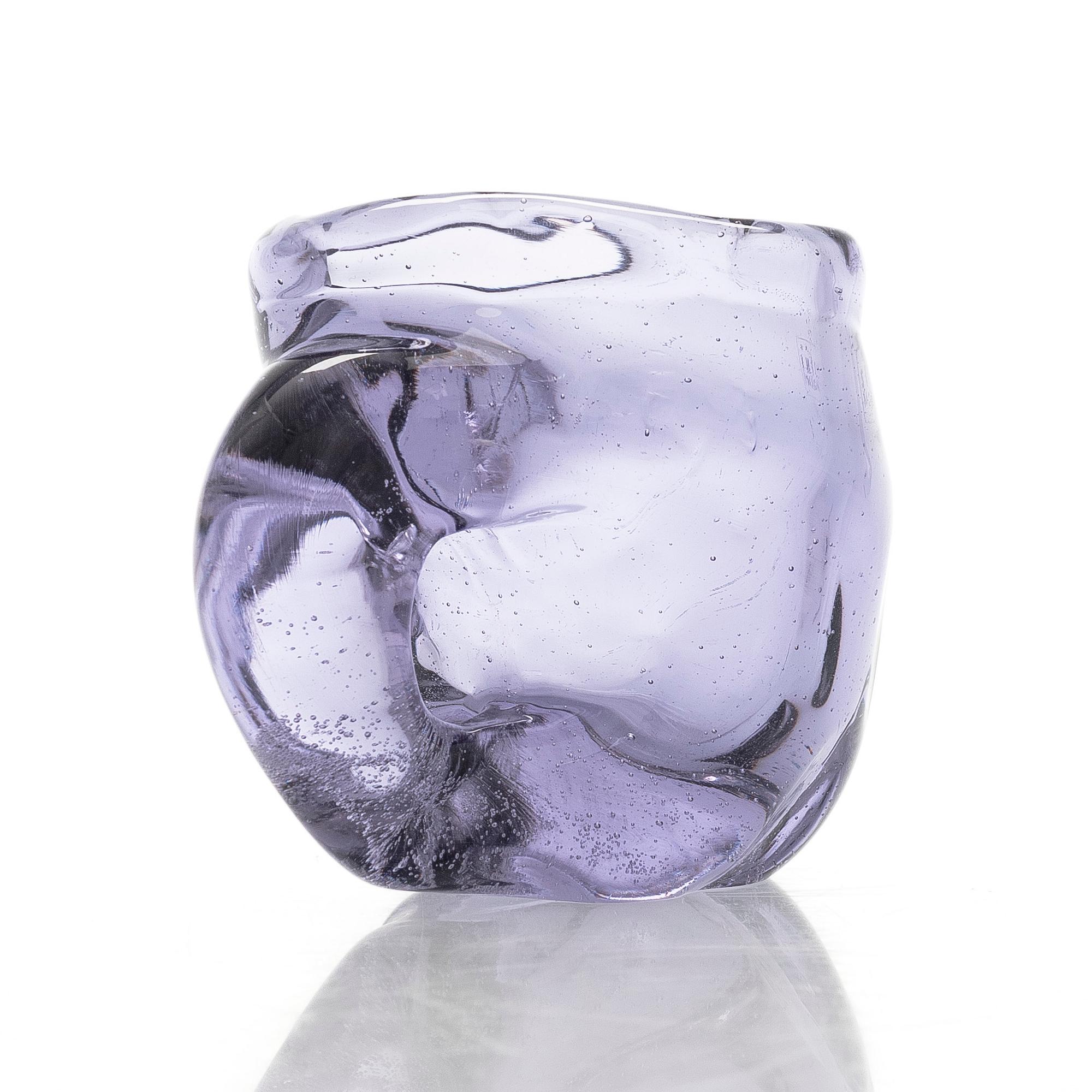 Sini Majuri, Art glass, 'Guksi', signed Sini Majuri. Riihimäki 2025.