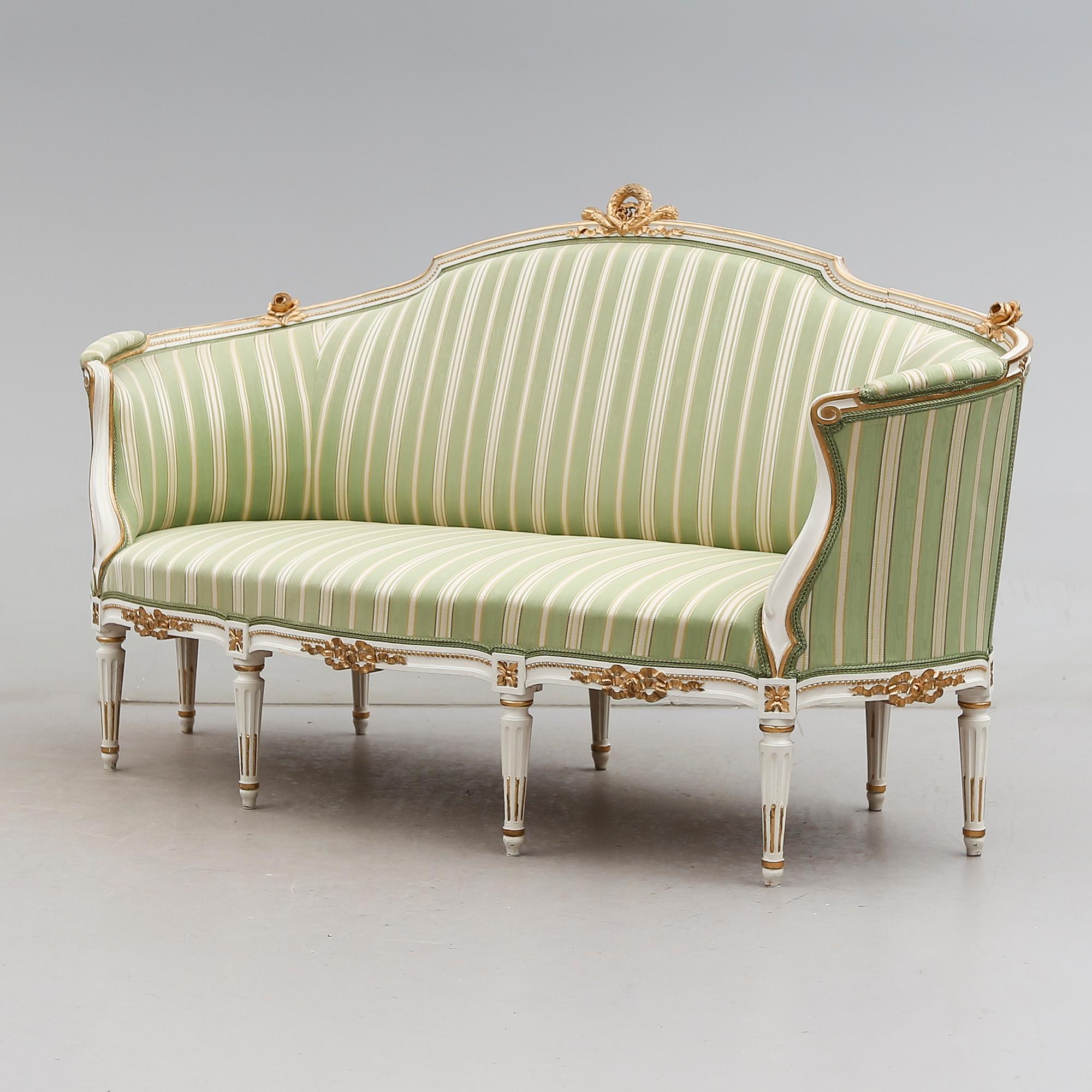 SOFFA, sk badkarsmodell, gustaviansk stil, 1900-talets början.