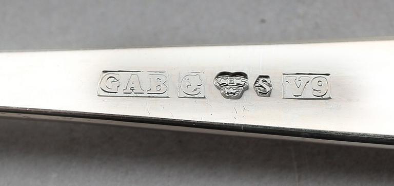 BESTICK, 27 delar, silver, "Carmen", GAB, Stockholm, 1900-/2000-tal. Total vikt ca 363 g.