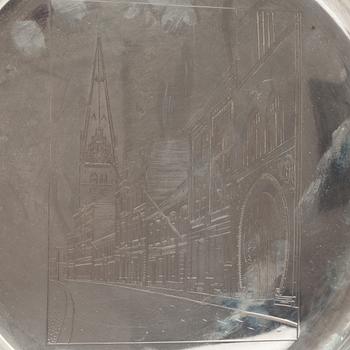 FAT, silver, G F Hallengren, Malmö, 1929. Vikt ca 570 g.