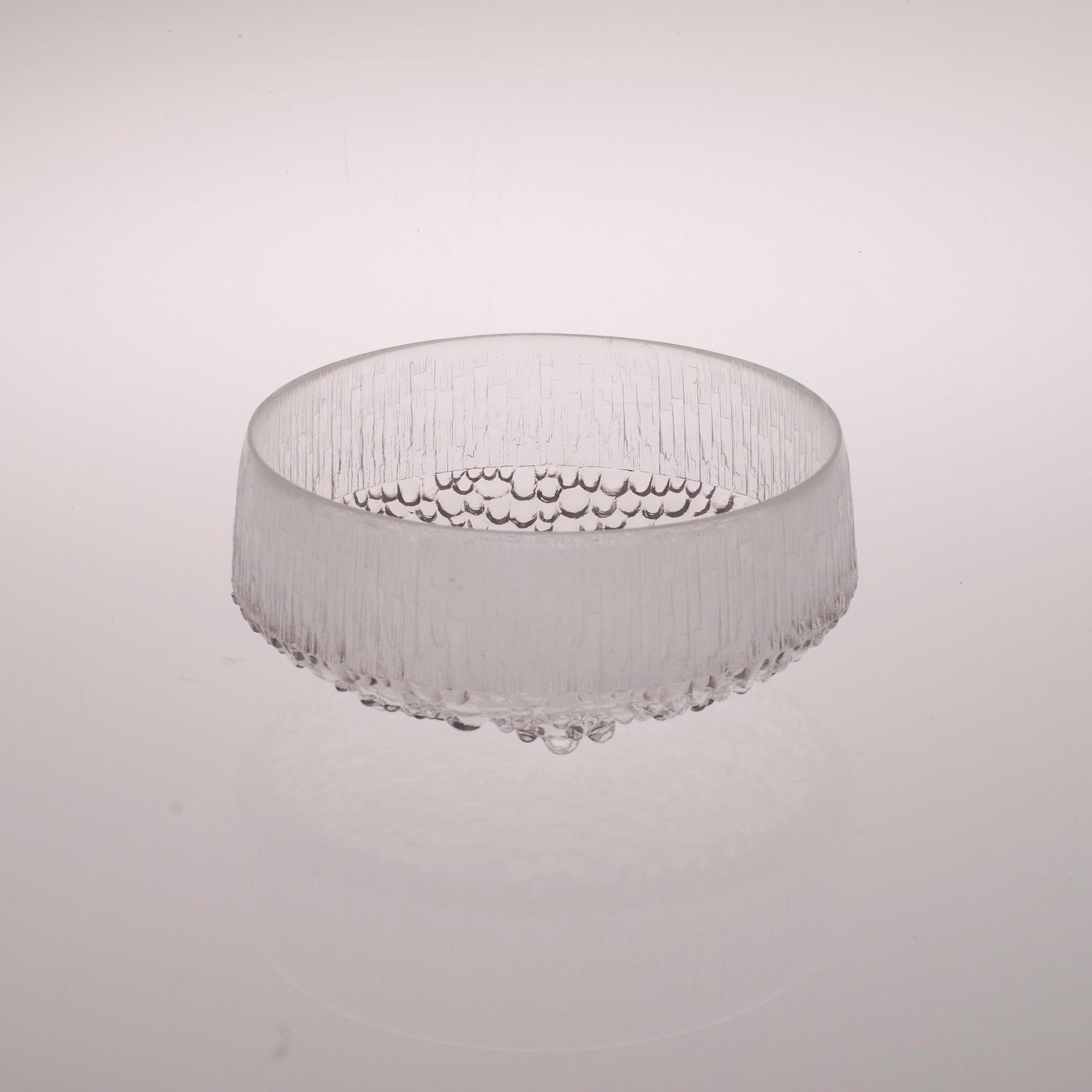 SKÅLAR, 14 delar, glas, "Ultima thule", Tapio Wirkkala, Iittala, 1900-talets andra hälft.